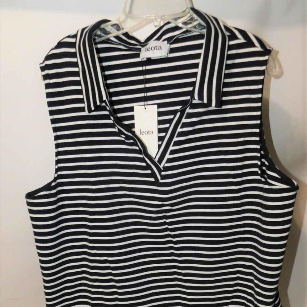 NWT Leota Women's Navy & White Dress size 3L